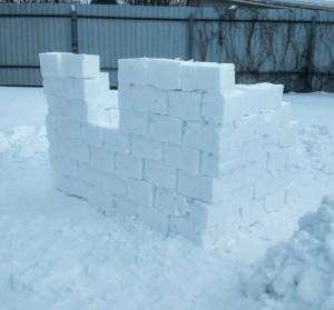 Раскраска снежная крепость #25 #501406