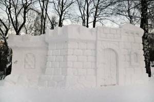 Раскраска снежная крепость #38 #501419