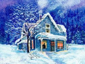 Раскраска снежный домик #18 #501513