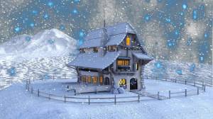 Раскраска снежный домик #23 #501518