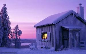 Раскраска снежный домик #25 #501520