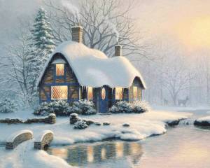 Раскраска снежный домик #31 #501526