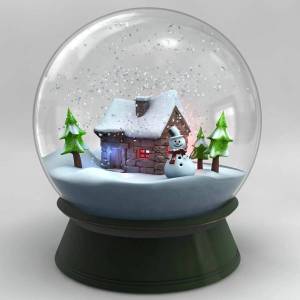 Раскраска снежный шар #1 #501574