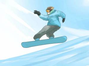 Раскраска сноубордист для детей #15 #501690