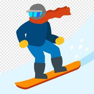 Раскраска сноубордист для детей #31 #501706