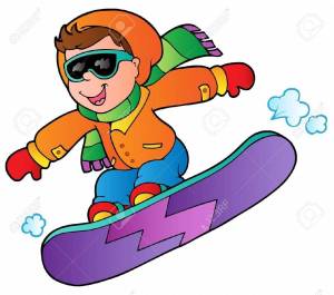 Раскраска сноубордист для детей #33 #501708