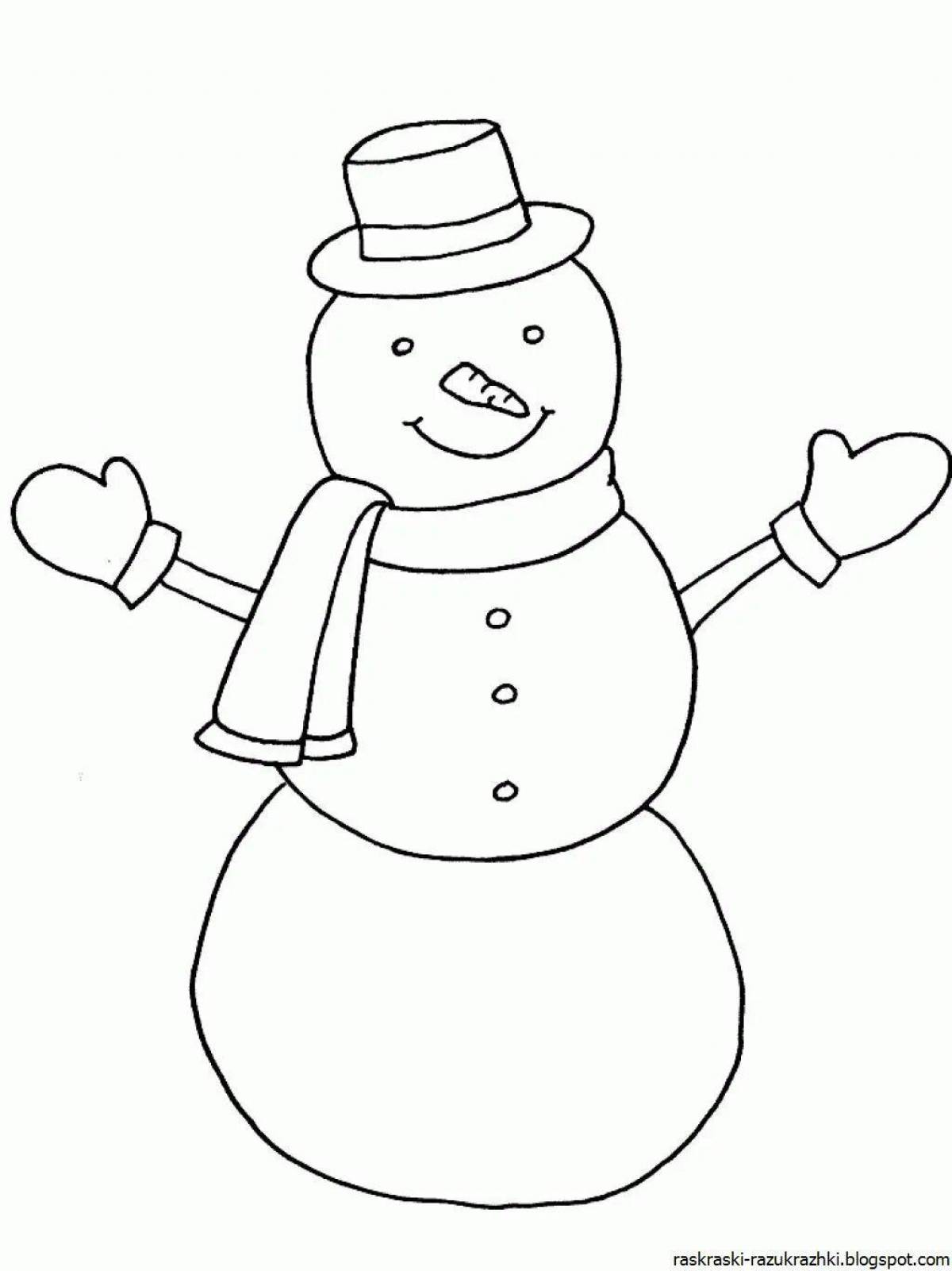 Снеговик для детей 3 4 #12