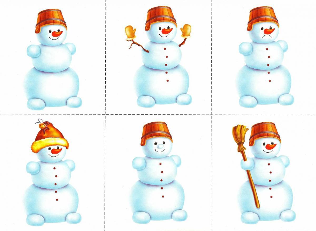 Снеговик для детей 3 4 #13