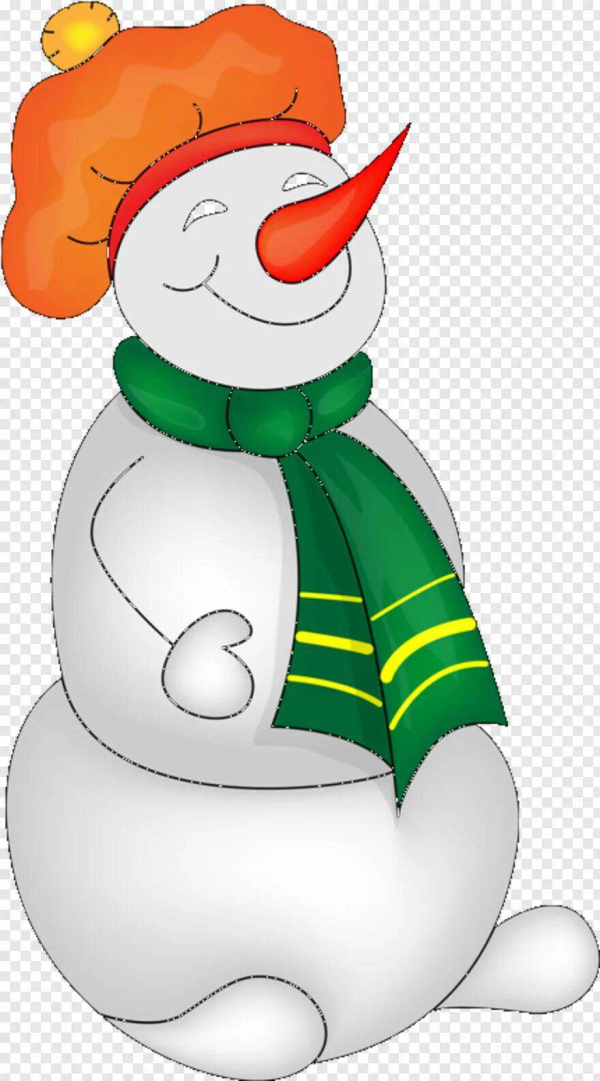 Снеговик для детей 3 4 #33