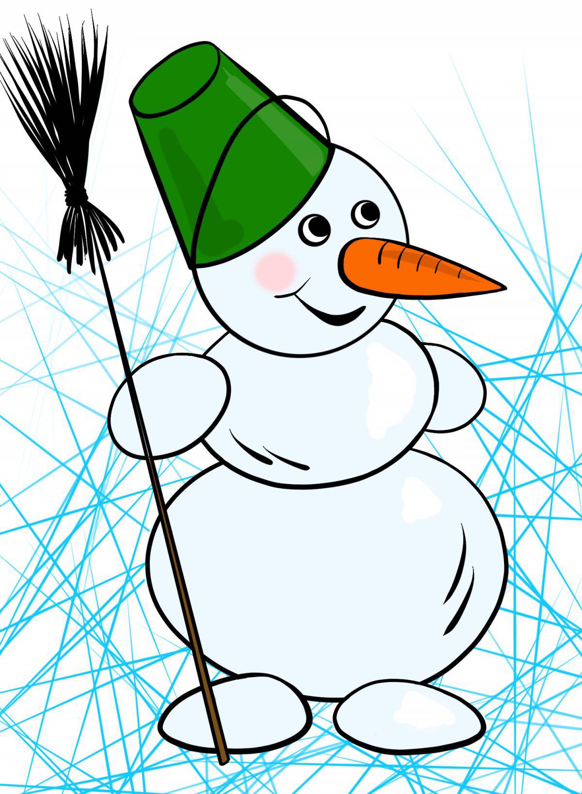 Снеговик для детей 3 4 #38