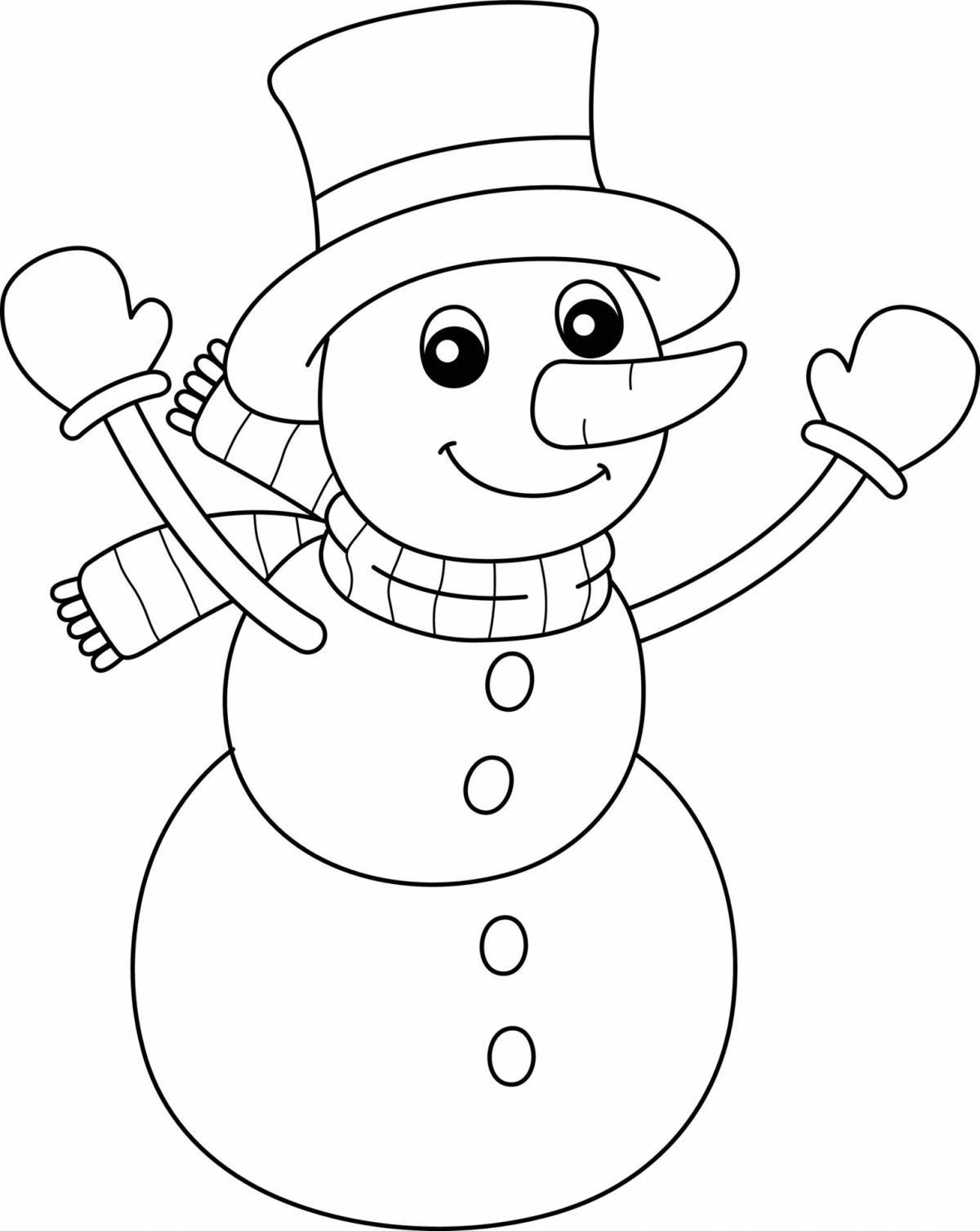 Снеговик для детей 6 7 лет #16