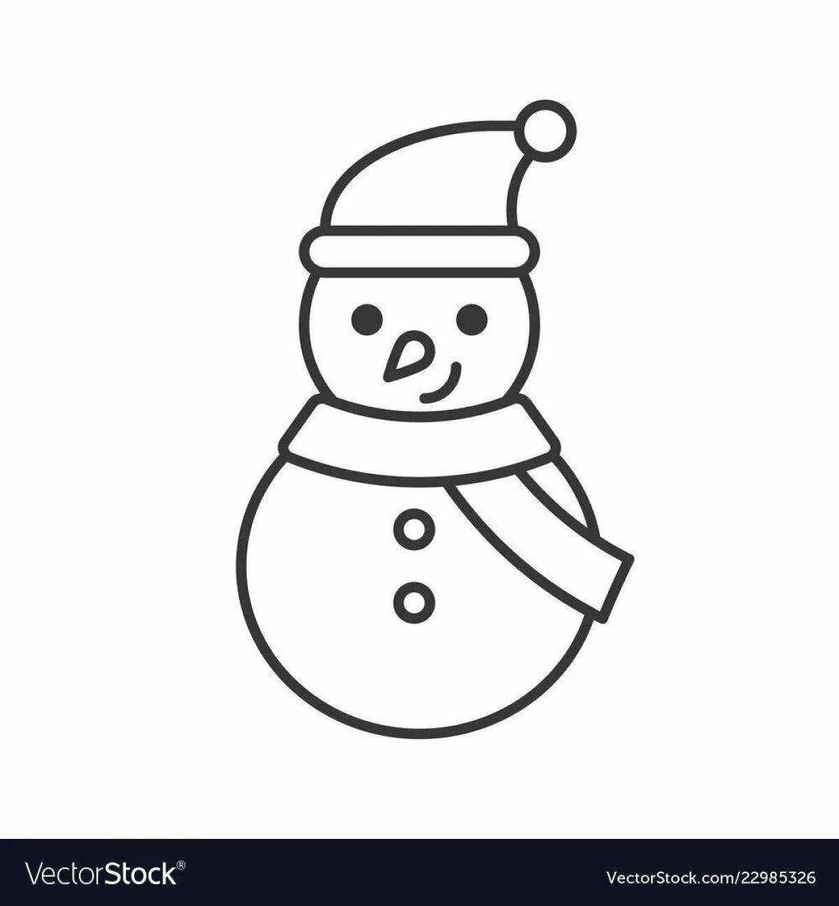 Снеговик для детей 6 7 лет #33
