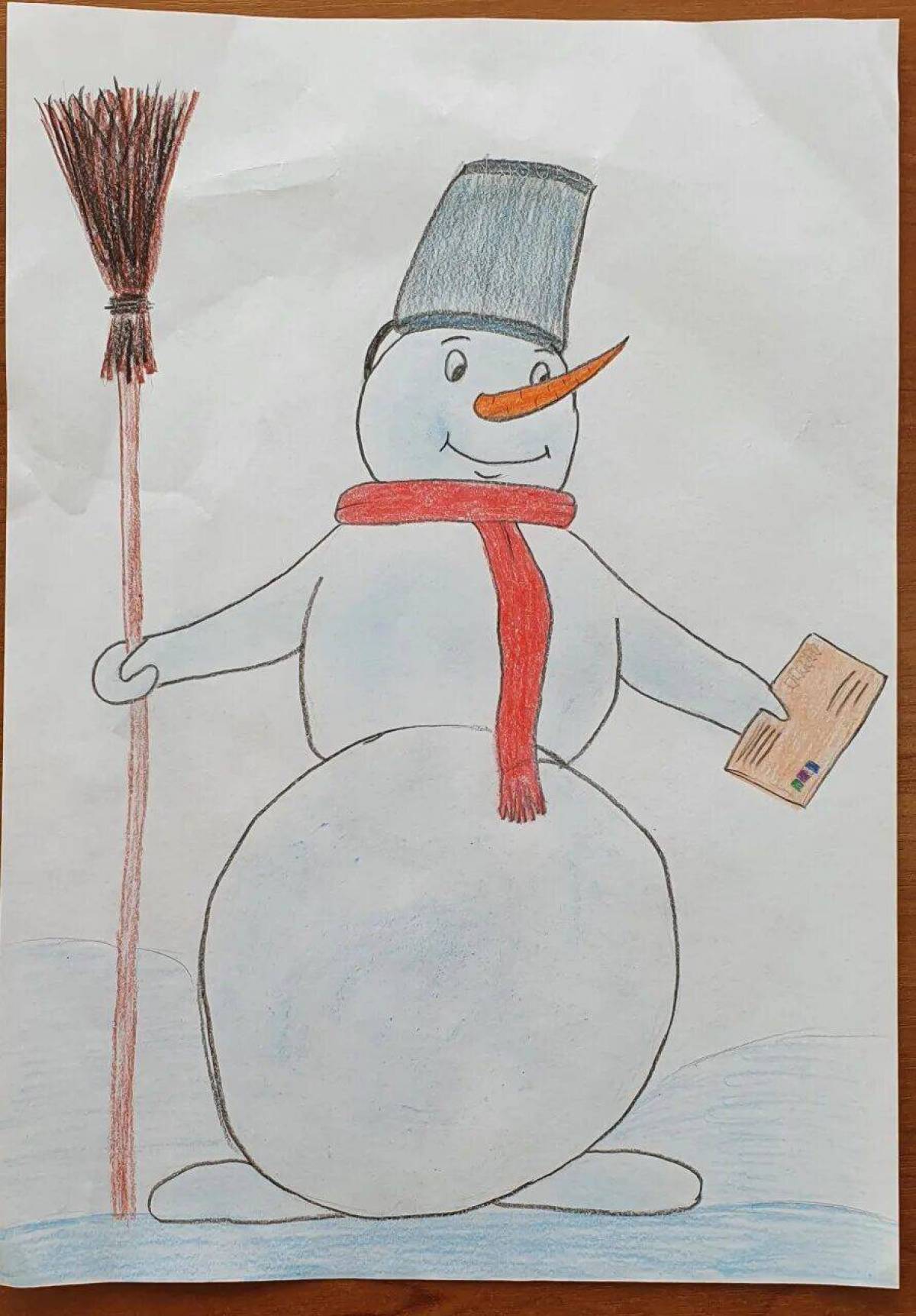 Снеговик почтовик #11