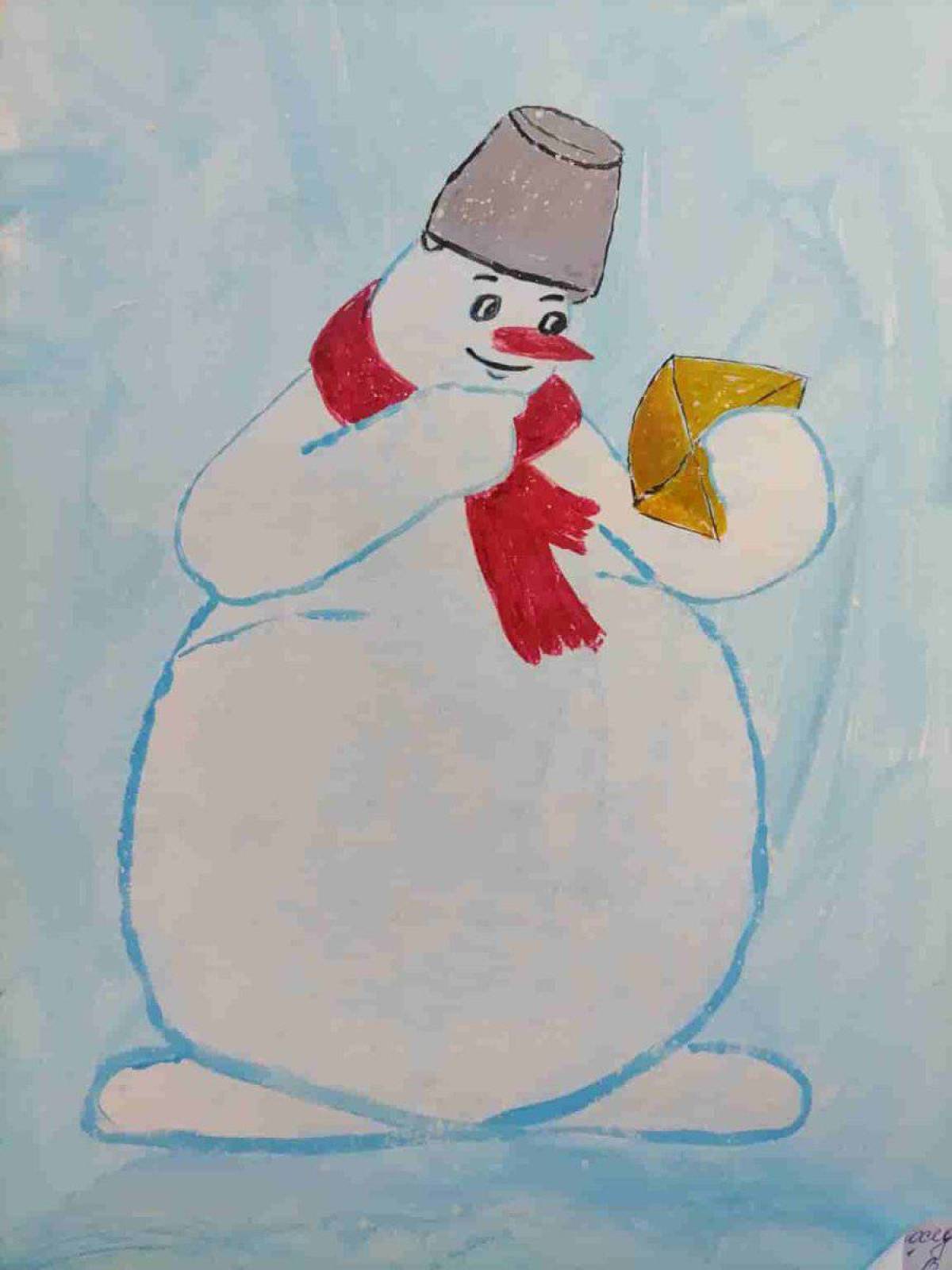 Снеговик почтовик #13