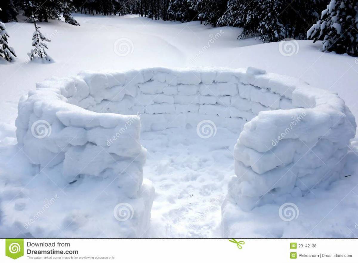 Снежная крепость #36