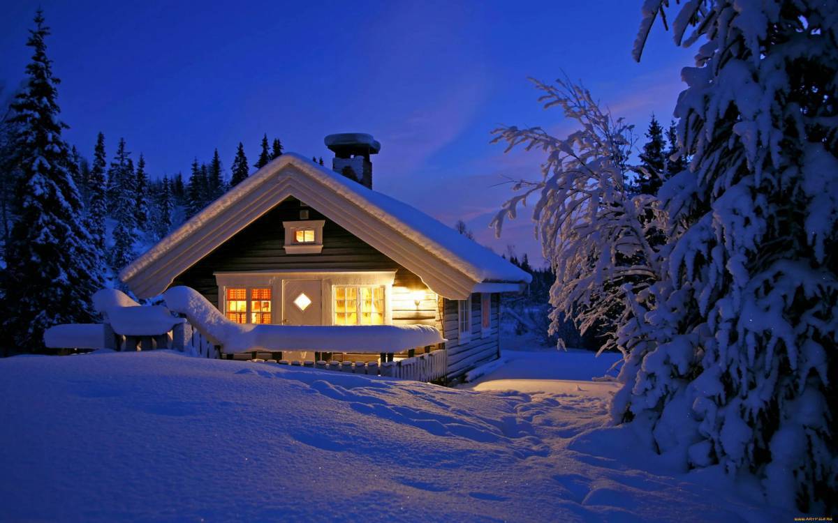 Снежный домик #8
