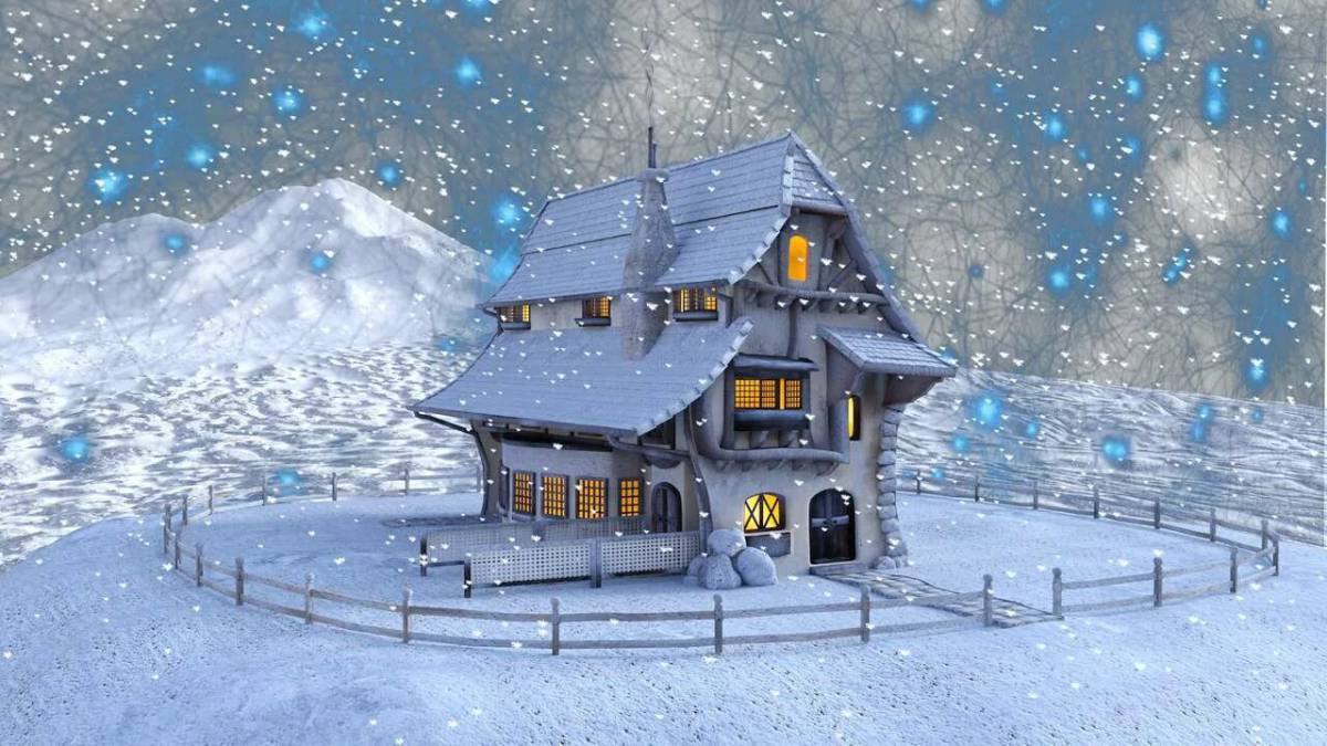 Снежный домик #23