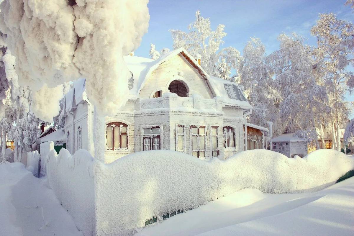 Снежный домик #38