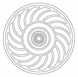 Раскраска создание спиральной #7 #504419