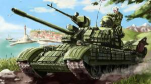 Раскраска солдат и танк #24 #504712