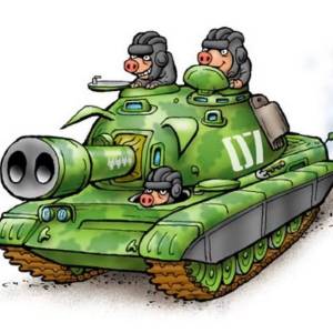 Раскраска солдат и танк #29 #504717