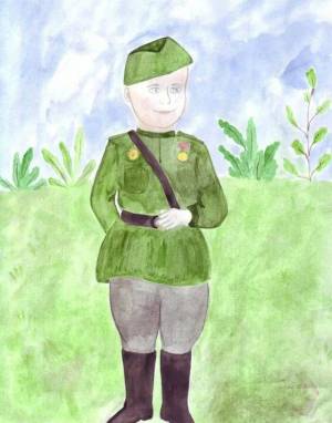 Раскраска солдат рисунок для детей #25 #504788