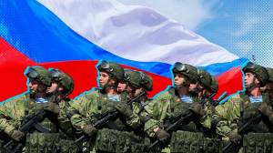 Раскраска солдат россии с флагом #10 #504806