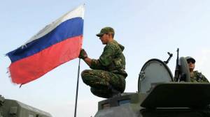 Раскраска солдат россии с флагом #14 #504810