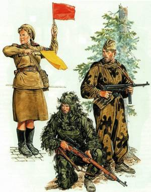 Раскраска солдат советский #8 #505036
