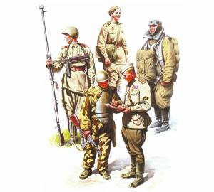 Раскраска солдат советский #16 #505044