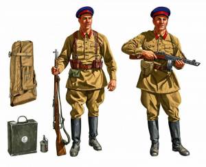 Раскраска солдат советский #24 #505052