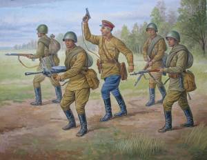 Раскраска солдат советский #39 #505067