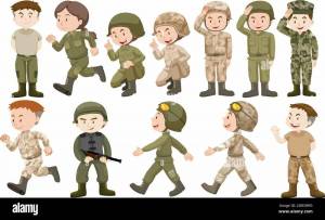 Раскраска солдаты для детей 6 7 лет #26 #505195