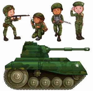 Раскраска солдаты для детей 6 7 лет #33 #505202