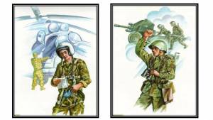 Раскраска солдаты разных родов войск для детей #11 #505257