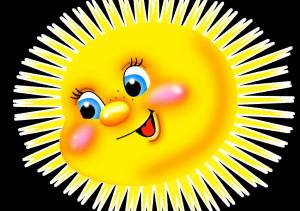 Раскраска солнышко для детей 3 4 лет #12 #505558