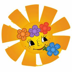 Раскраска солнышко для детей 3 4 лет #17 #505563