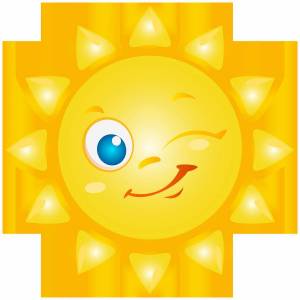 Раскраска солнышко для детей 3 4 лет #24 #505570