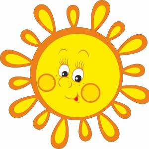 Раскраска солнышко для детей 3 4 лет #32 #505578