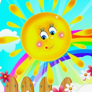 Раскраска солнышко для детей 4 5 лет #13 #505595