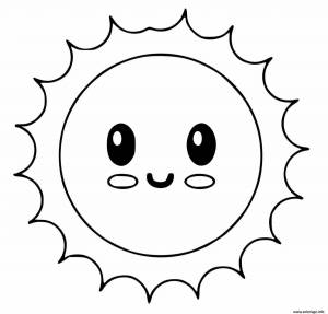 Раскраска солнышко для детей 4 5 лет #28 #505610