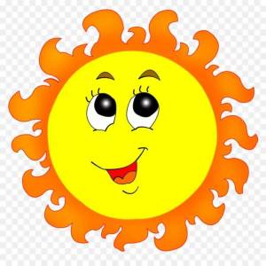 Раскраска солнышко картинка для детей #15 #505670