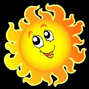 Раскраска солнышко картинка для детей #17 #505672