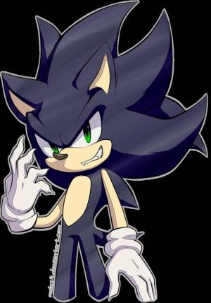 Раскраска соник темный #31 #506834