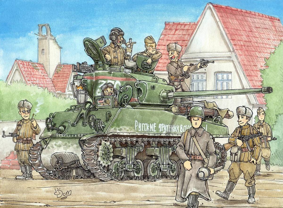Солдат и танк #21