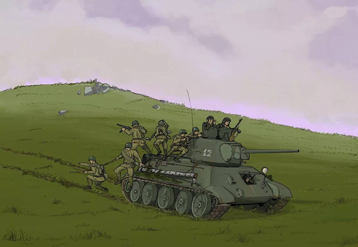 Солдат и танк #35