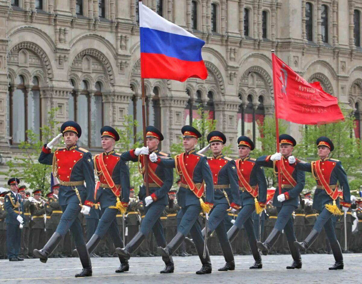 Солдат россии с флагом #32
