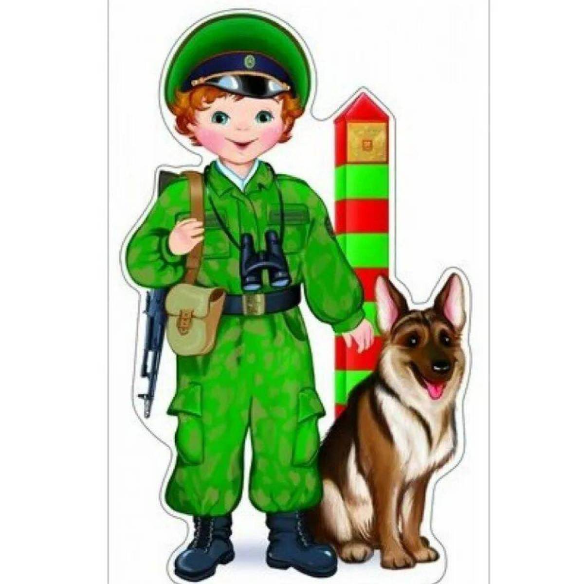 Солдат с собакой #12