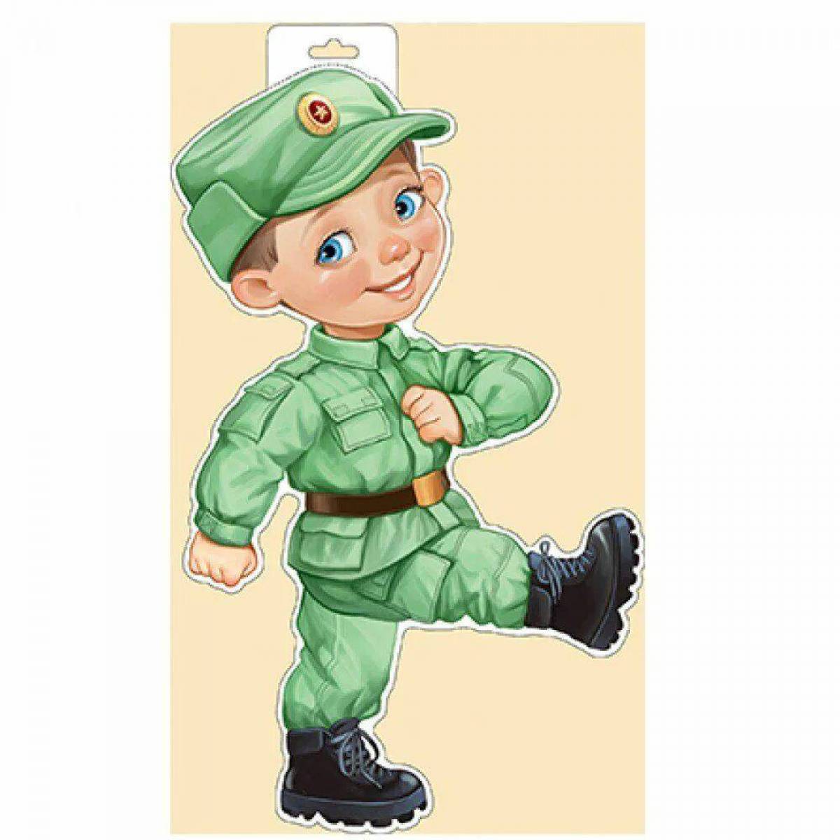 Солдаты российской армии для дошкольников #7