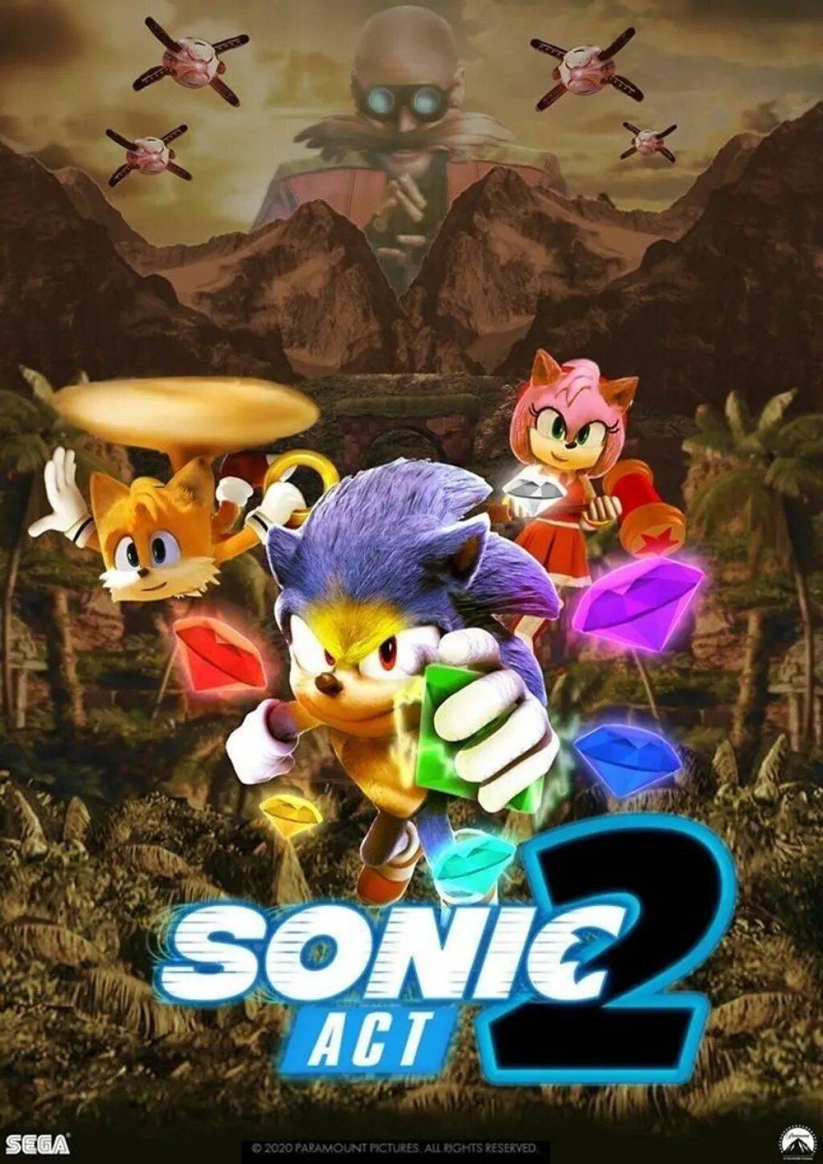The hedgehog 3 2024. Sonic 2 2022 Постер. Соник 2.
